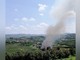 Castagnole delle Lanze: incendio in un magazzino edile di frazione Olmo [VIDEO]