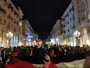 Anche a Cuneo manifestanti in piazza a sostegno della Global Sumud Flotilla [VIDEO]