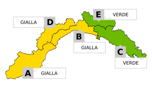 Maltempo: domani sulla nostra provincia allerta gialla per piogge e temporali da mezzanotte alle 15