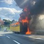 Autoarticolato in fiamme sull'A10: intervento dei vigili del fuoco ad Albisola (FOTO)