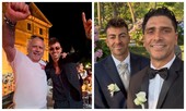 Calcio | L'abbraccio nel giorno più bello:  Pietro Carella e Manuel Galiano al matrimonio di Stephan El Shaarawy