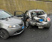 Tangenziale nel caos: altro incidente, stavolta prima del sito interporto. Traffico in tilt