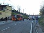 Bra, bus urbano si scontra con un fuoristrada in strada Montenero [FOTO]