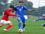 Calcio, Under 16 | Manuel Scaglione brilla anche in azzurro, il centrocampista andorese a segno nel 4-3 alla Germania Calcio, Under 16 | Manuel Scaglione brilla anche in azzurro, il centrocampista andorese a segno nel 4-3 alla Germania