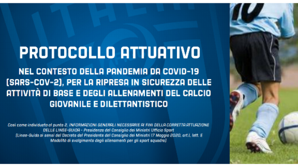 CALCIO E PROTOCOLLI DI SICUREZZA - "Individuare medico, no contatti fisici, due metri tra giocatori..."
